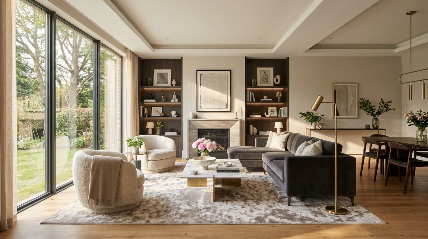 Organized luxury room after relocation by AVA Packers
